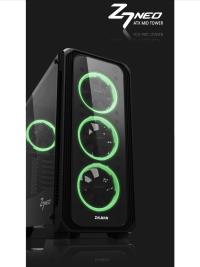 ZALMAN Z7 NEO 4xRGB Fan ATX Mid Tower Kasa Siyah PSU YOK